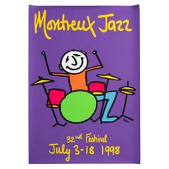 1998 Montreux Jazz Festival Poster by Phil Collins