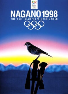 1998 Nagano Winter Olympic Games Original Poster