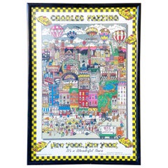 1998 New York, New York, It's a Wonderful Town Poster von Charles Fazzino