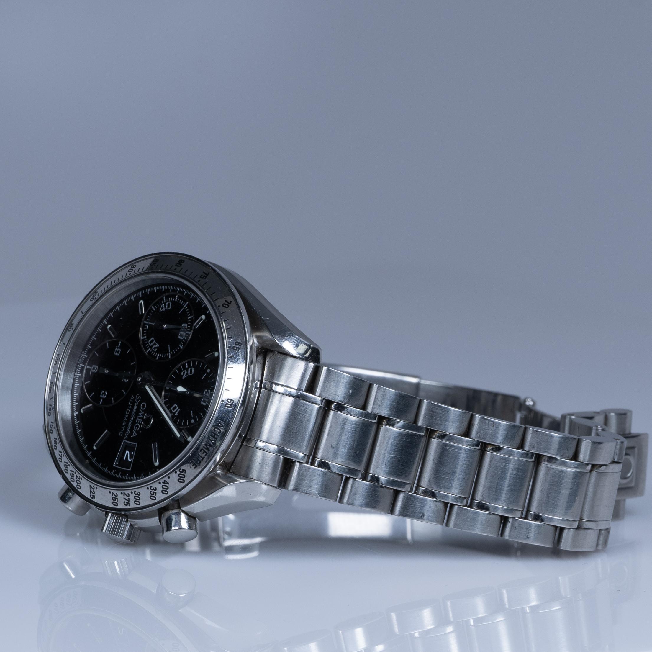 Marke: Omega
Modellname: Speedmaster Automatik
Modellnummer: 3513.50
Seriennummer: 5662XXXX
Lasche zu Lasche: 45mm
Gehäuse zu Gehäuse: 39mm
MATERIAL des Gehäuses: Rostfreier Stahl
MATERIAL der Lünette: Rostfreier Stahl
Kristall MATERIAL: