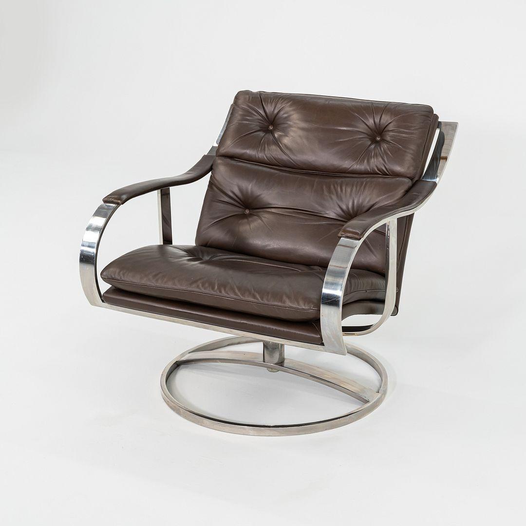 Modern 1998 Pair of 455 Series Lounge Chairs by Gardner Leaver and John Portman For Sale