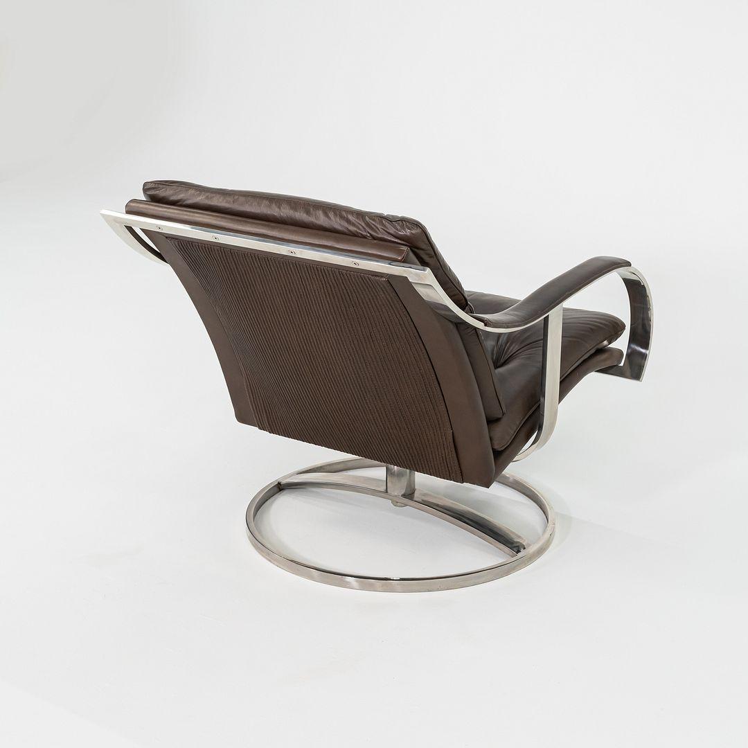 American 1998 Pair of 455 Series Lounge Chairs by Gardner Leaver and John Portman For Sale