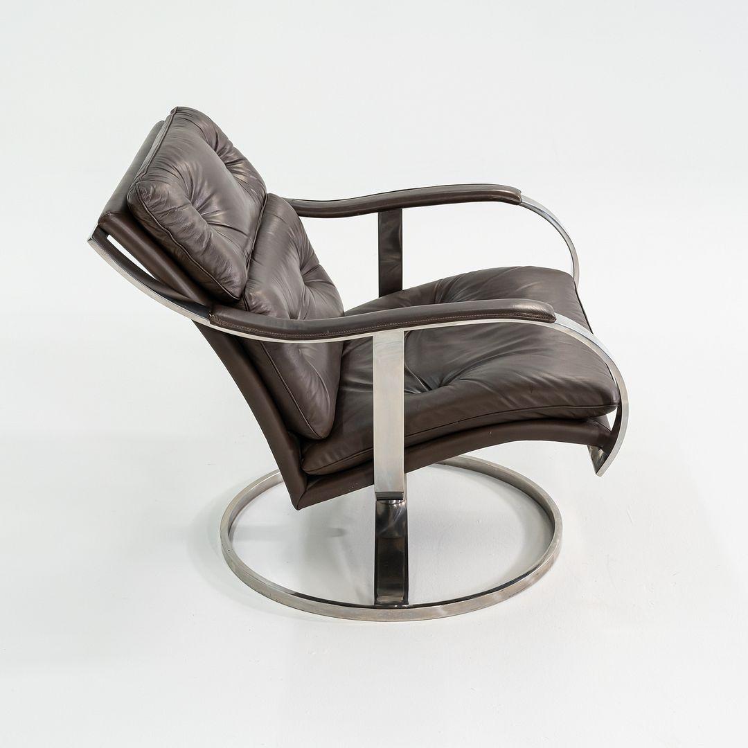 Steel 1998 Pair of 455 Series Lounge Chairs by Gardner Leaver and John Portman For Sale