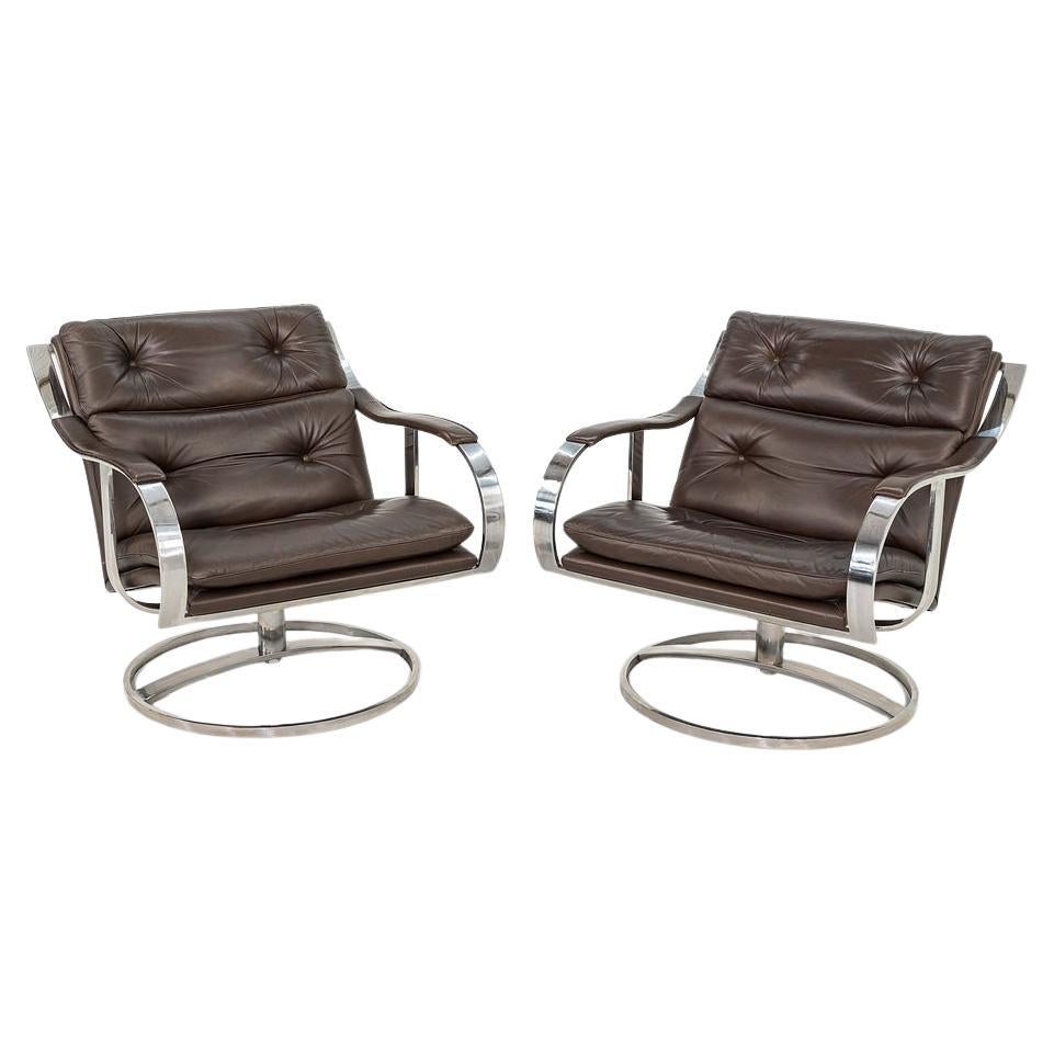 1998 Pair of 455 Series Lounge Chairs by Gardner Leaver and John Portman