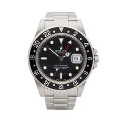 1998 Rolex GMT-Master Stainless Steel 16700 Wristwatch