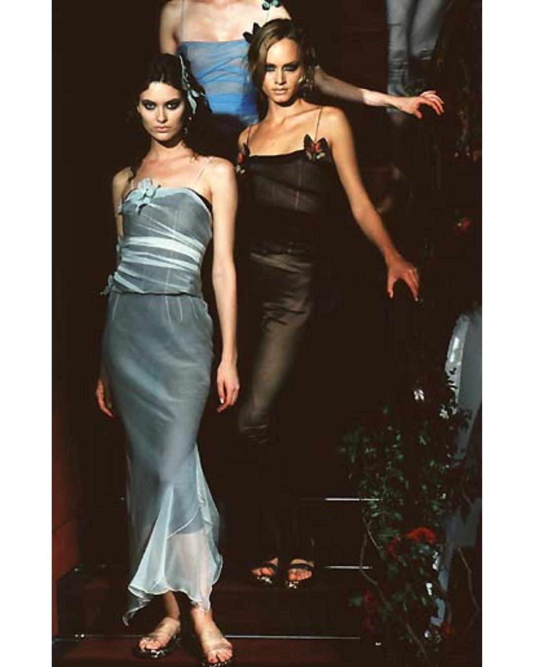 1998 La passerella documentata Dolce & Gabbana Abito a farfalla Stromboli in vendita 6