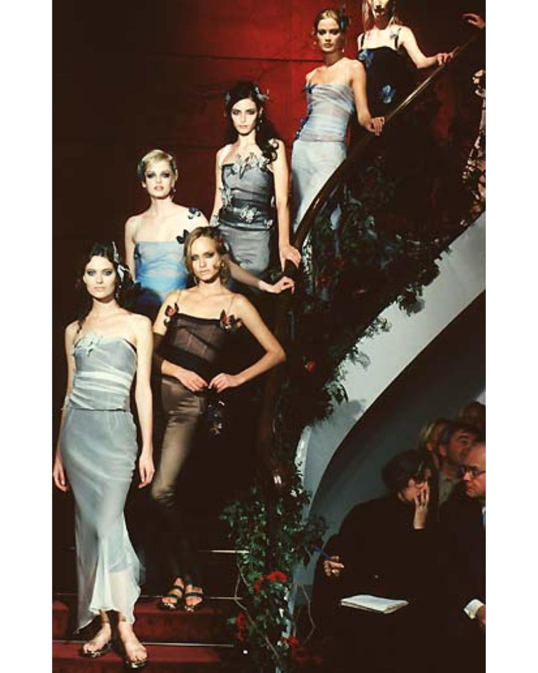 1998 La passerella documentata Dolce & Gabbana Abito a farfalla Stromboli in vendita 4