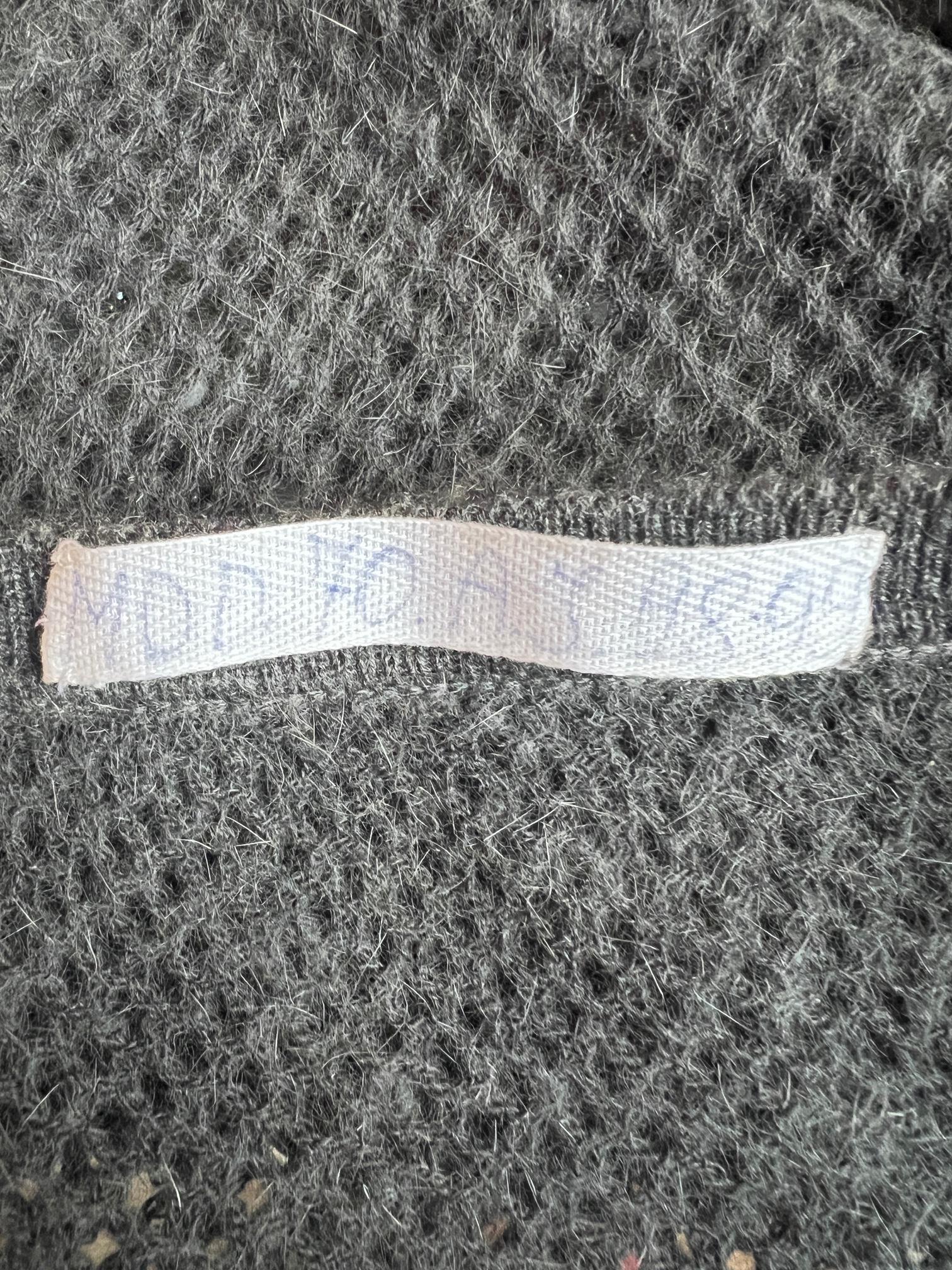 1998 Valentino Haute Couture Cashmere and Leather Embellished Jumper For Sale 1