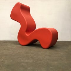 1998, Verner Panton, Orange Phantom Chair or Table