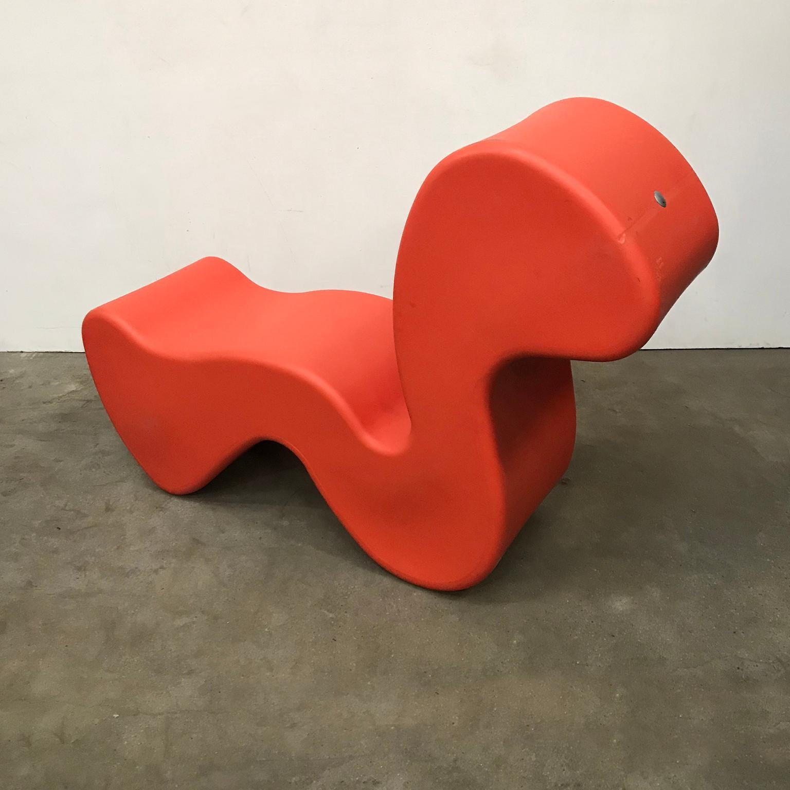 1998, Verner Panton, Orange Phantom-Stuhl oder Tisch (Kunststoff)