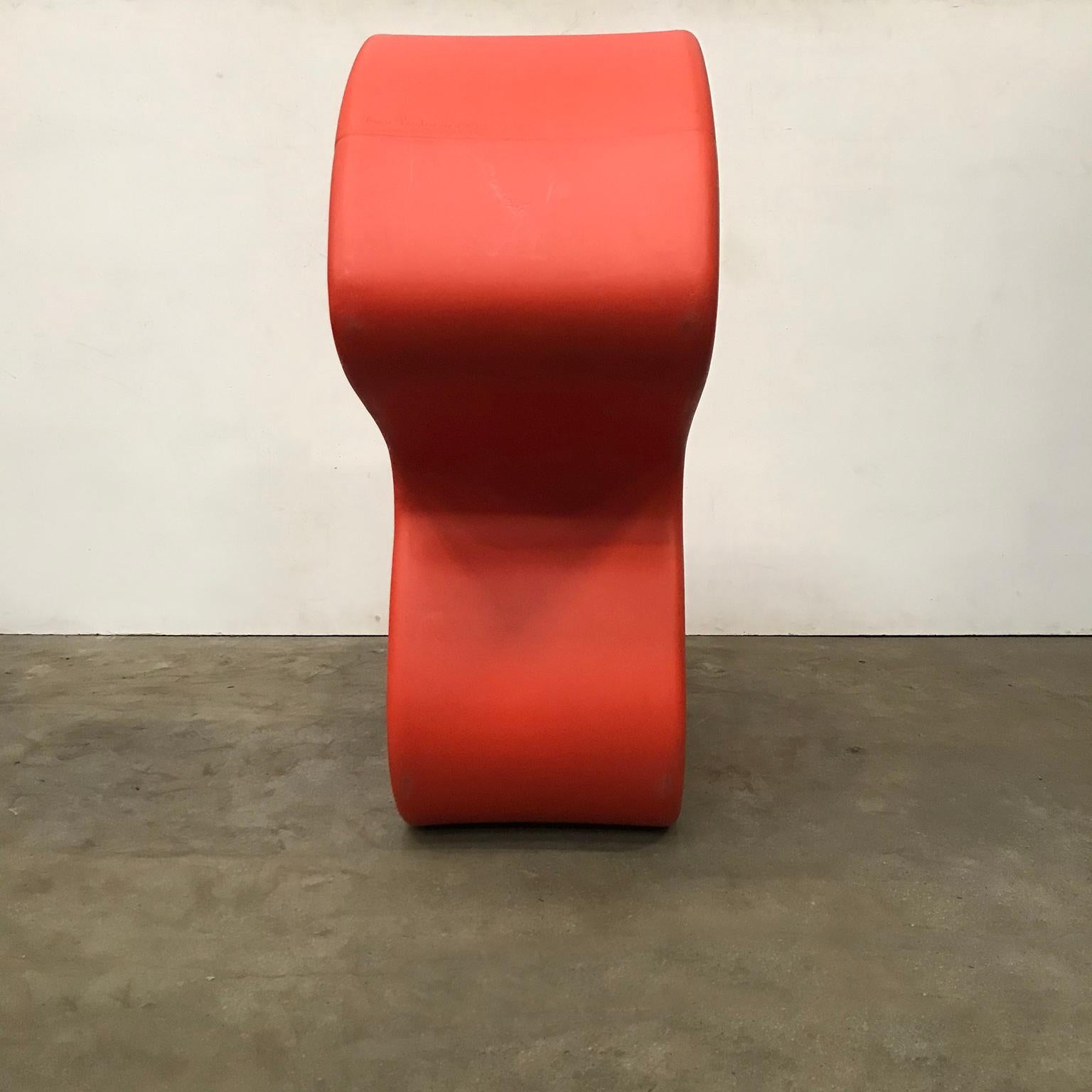 Plastic 1998, Verner Panton, Orange Phantom Chair or Table