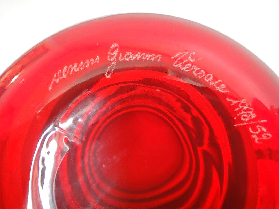 Vetro artistico 1998 Vintage Gianni Versace  Vasi e fermacarte in vetro artistico di Murano Venini