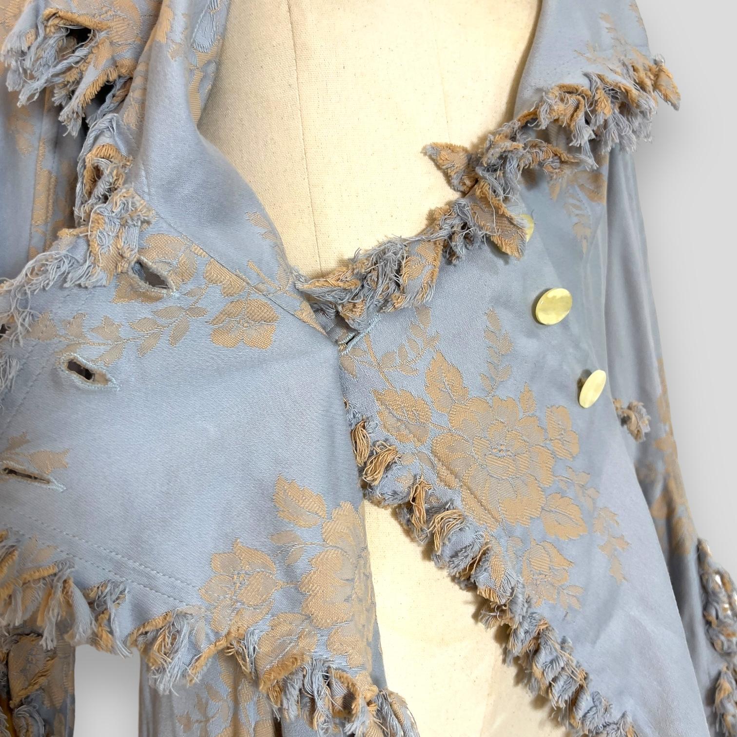 Gray 1998 Vivienne Westwood runway coat For Sale