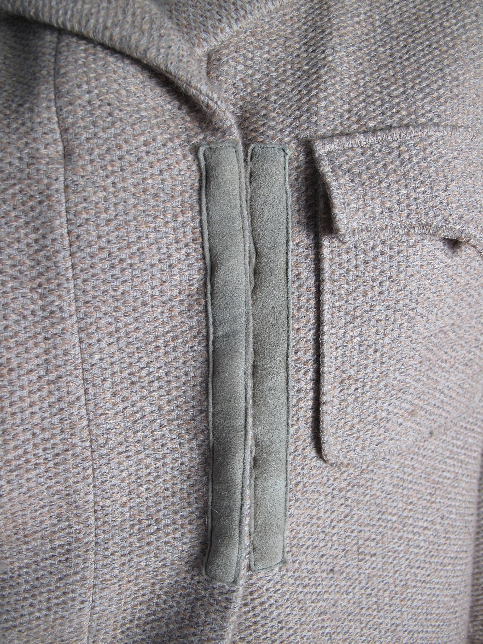 Brown Chanel wool and alpaca short Jacket, 1999  