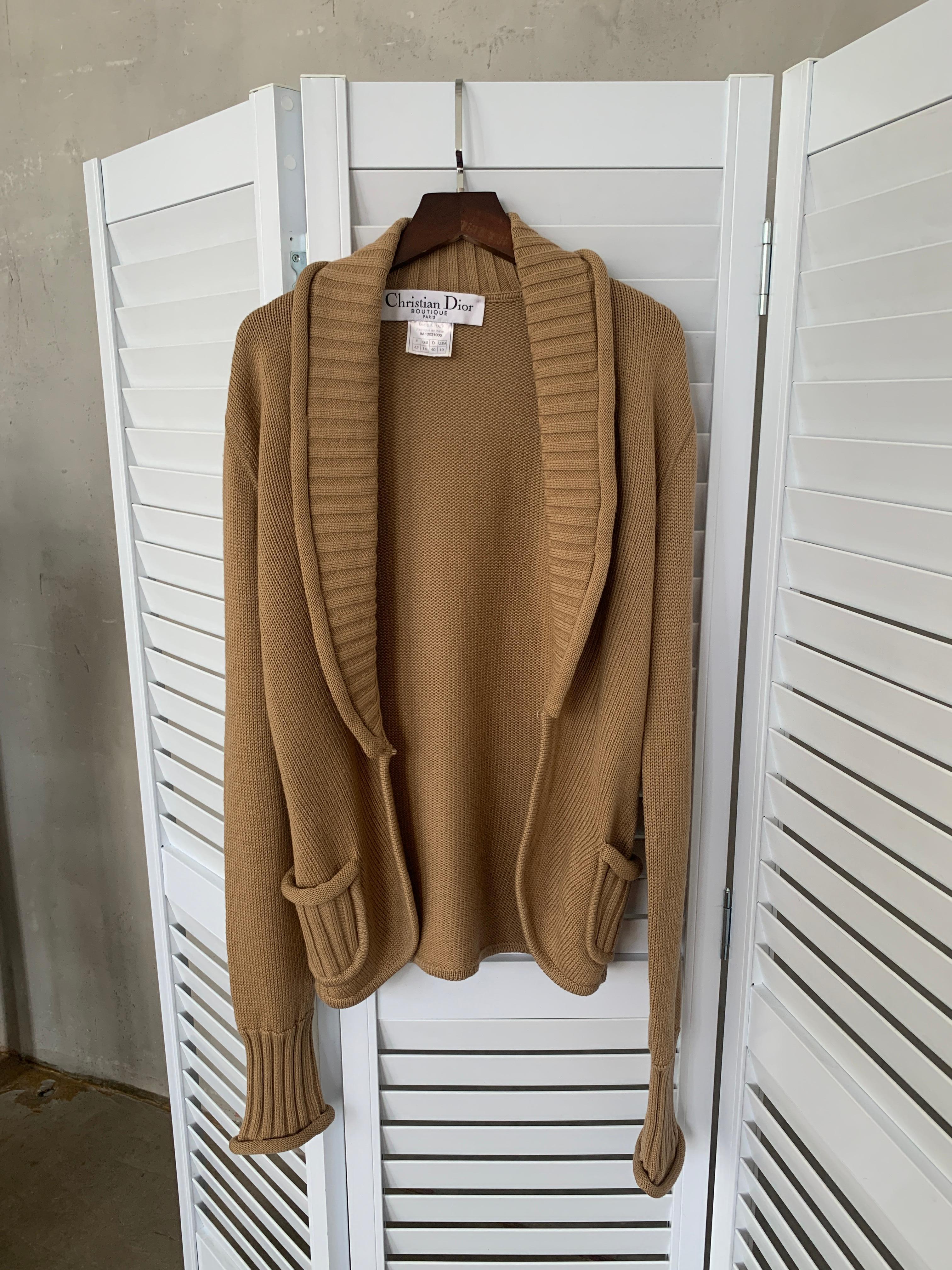 1999 Christian Dior & John Galliano F/W 1999 Knitwear cardigan For Sale 3