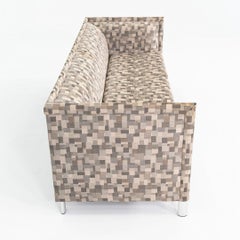 1999 Gary Lee Knoll Studio A Tre Posti, Tessuto Geometrico Tan (2x)