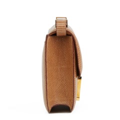 1999 Hermès Sesame Shiny Lizard Leather Vintage Constance 23