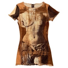 1999 Jean Paul Gaultier Venus de Milo mesh t-shirt