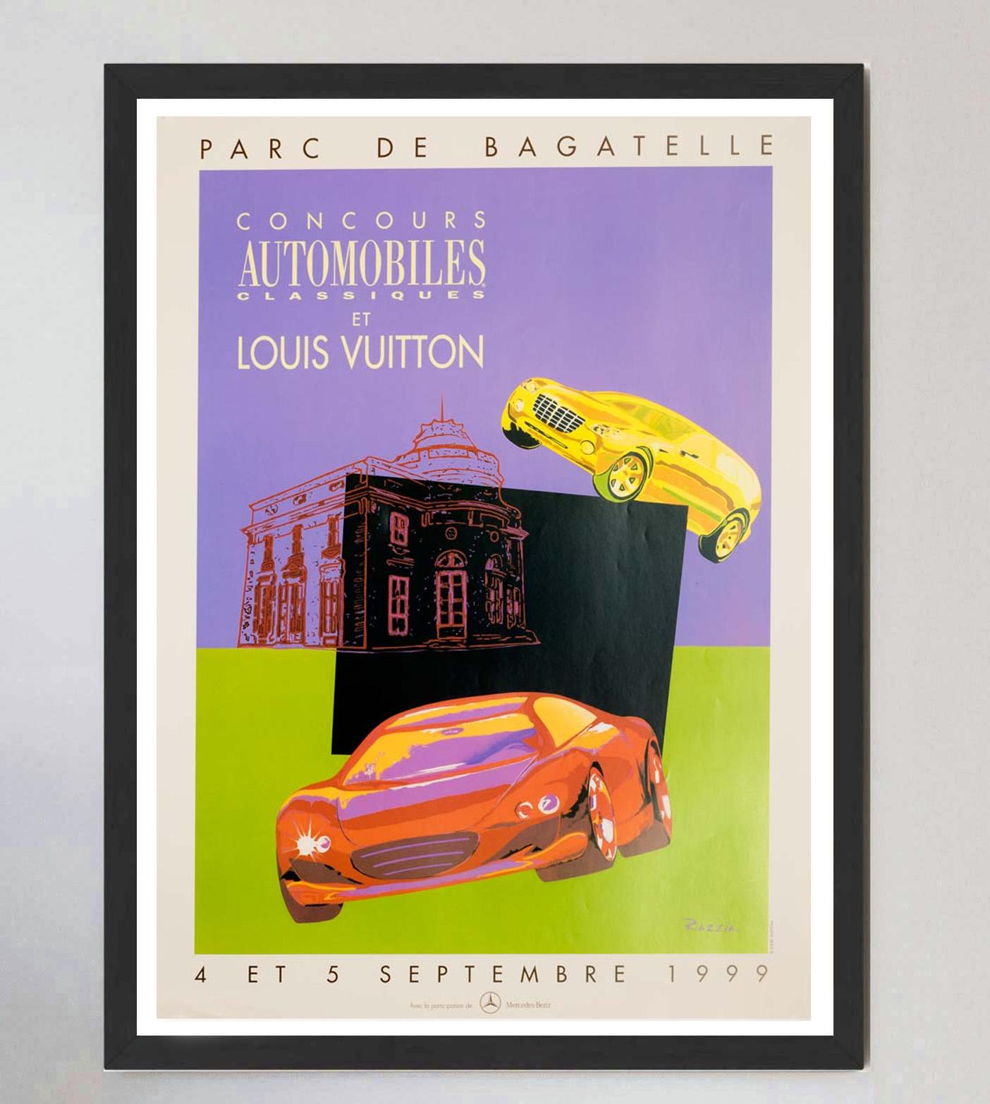 1999 Louis Vuitton Bagatelle - Razzia Original Vintage Poster In Good Condition For Sale In Winchester, GB