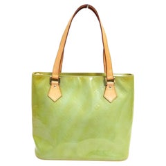1999 Louis Vuitton Houston Pepper Mint Vernis Houston Tote Bag