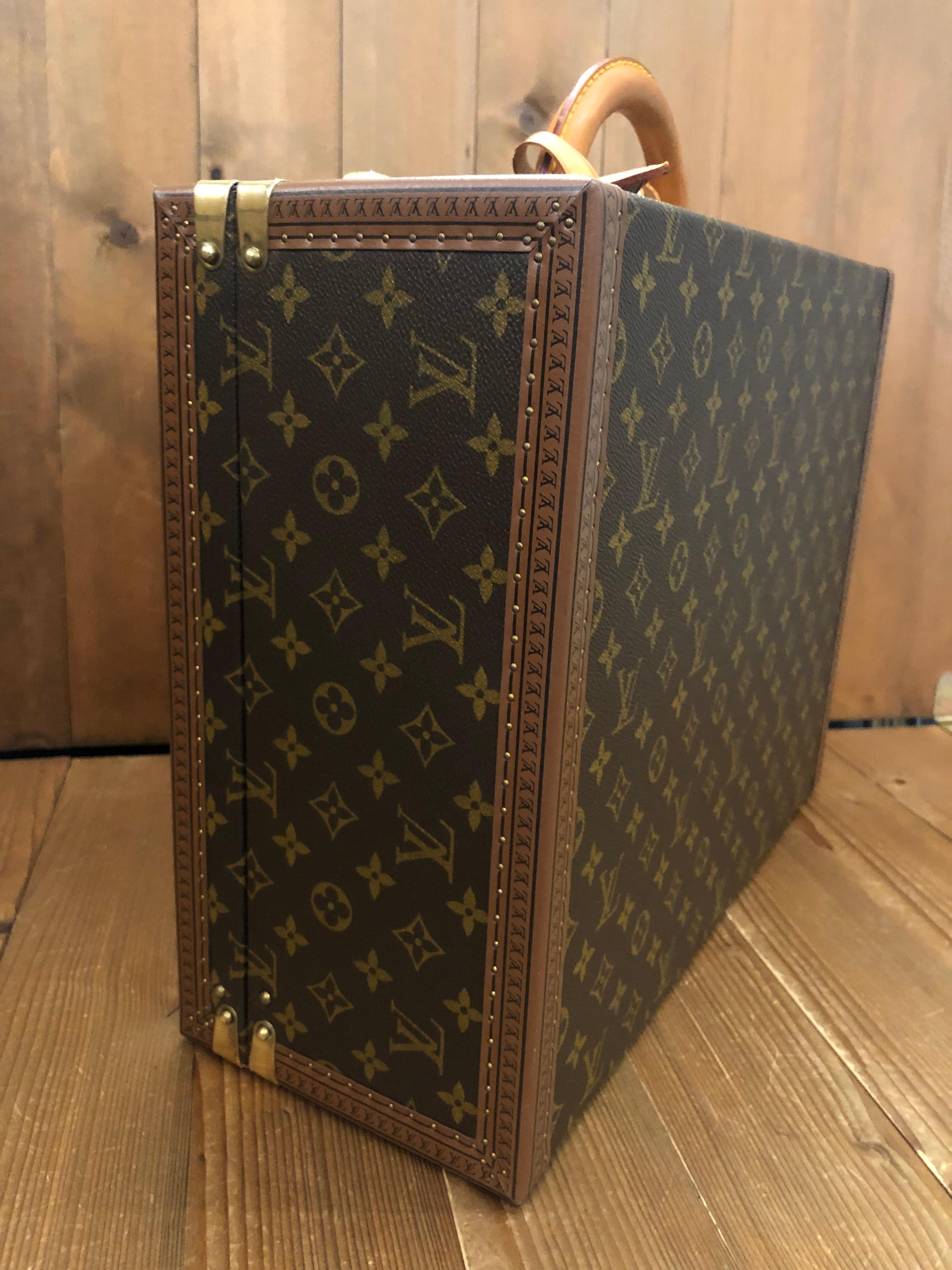 1999 LOUIS VUITTON Monogram Canvas Super President Trunk Case 2