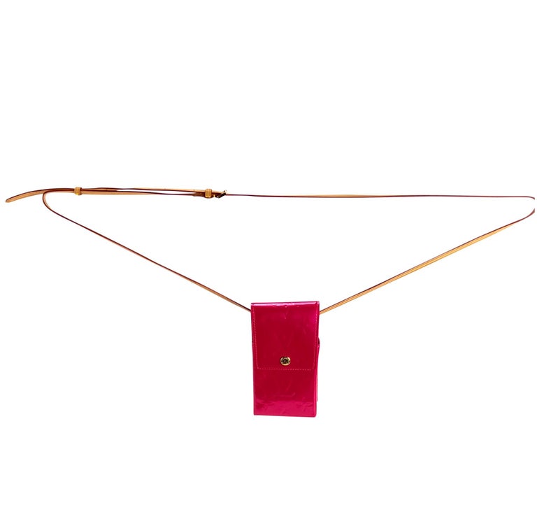 1999 Louis Vuitton Patent Leather Vernis Hot Pink Monogram Crossbody