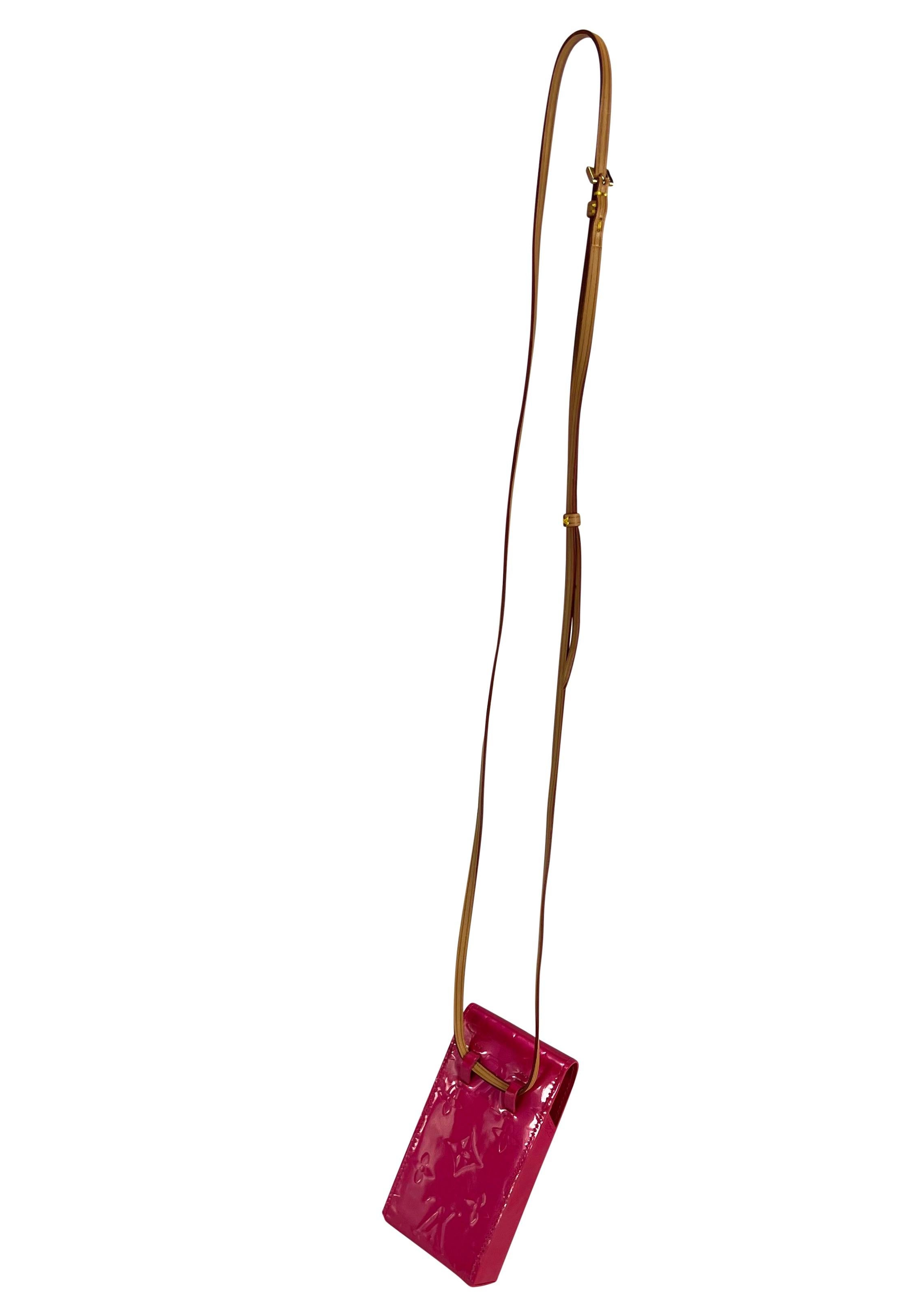 1999 Louis Vuitton Vernis Hot Pink Monogramm Crossbody aus Lackleder mit Monogramm  1