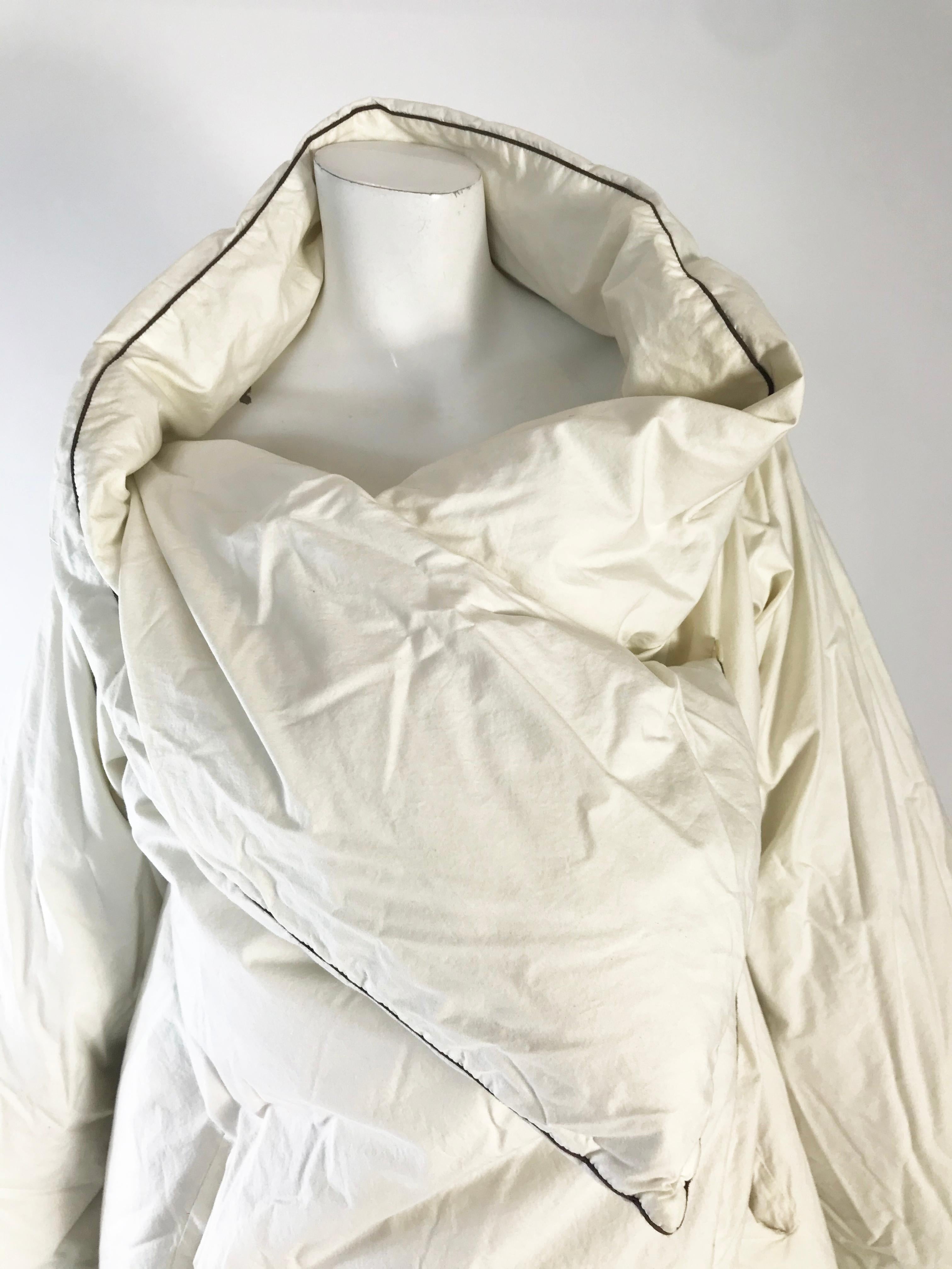 1999 Maison Martin Margiela Iconic Artisanal Duvet Coat 2
