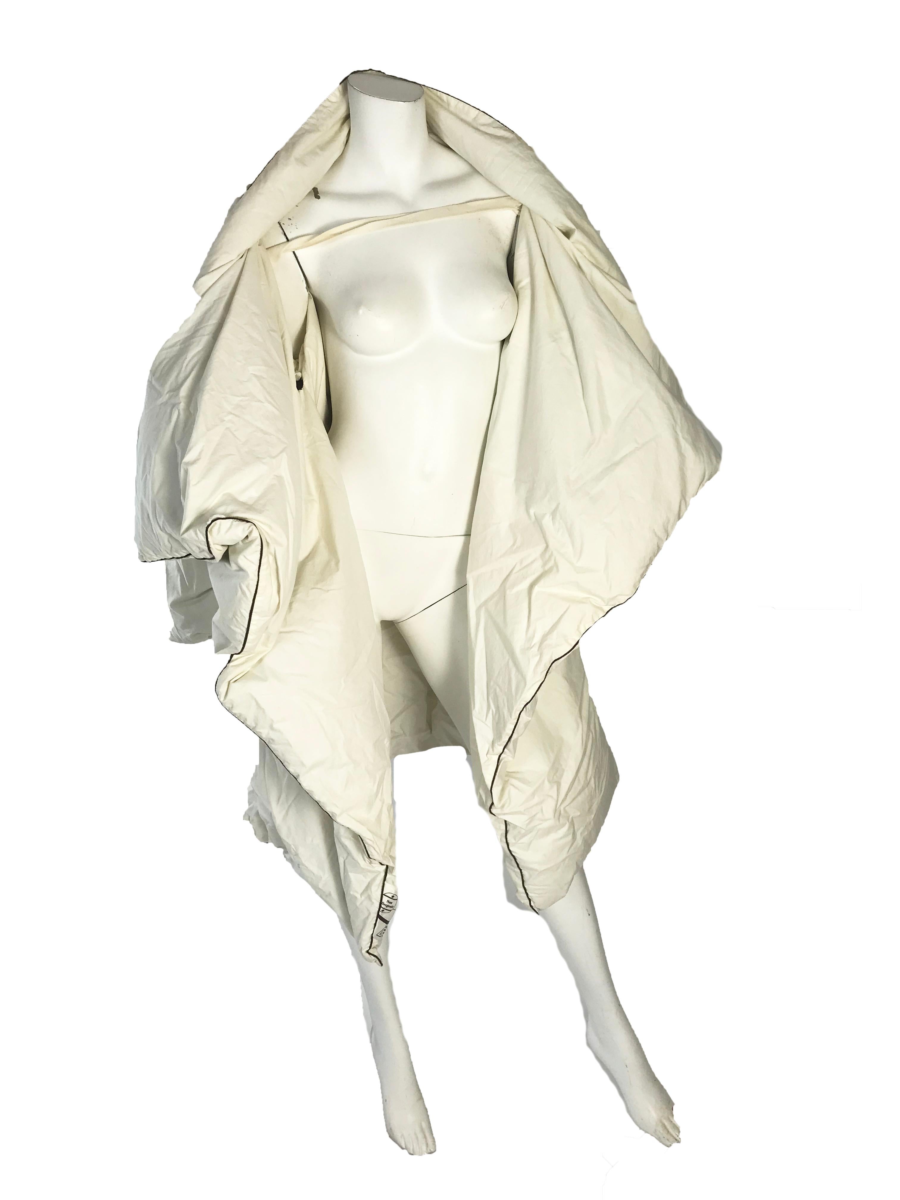 1999 Maison Martin Margiela Iconic Artisanal Duvet Coat 4