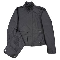 1999 Miu Miu hidden pocket technical utility nylon jacket 1999 Miu Miu hidden pocket technical utility nylon jacket