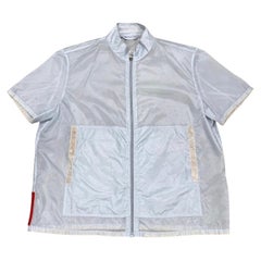 1999 Prada runway short sleeve technical nylon jacket