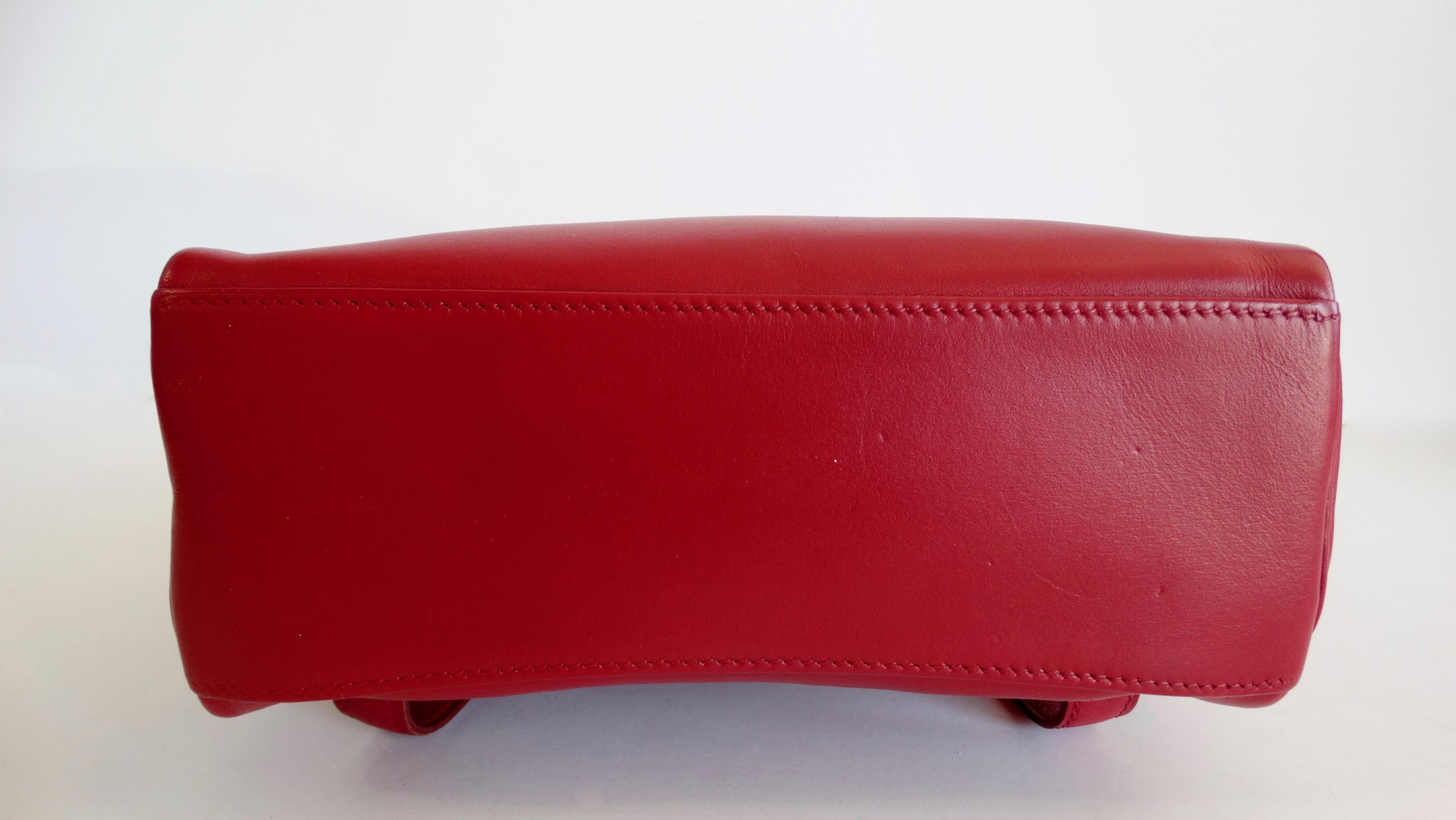 Hermés 1999 Red Gulliver Kelly Ado 20cm 5