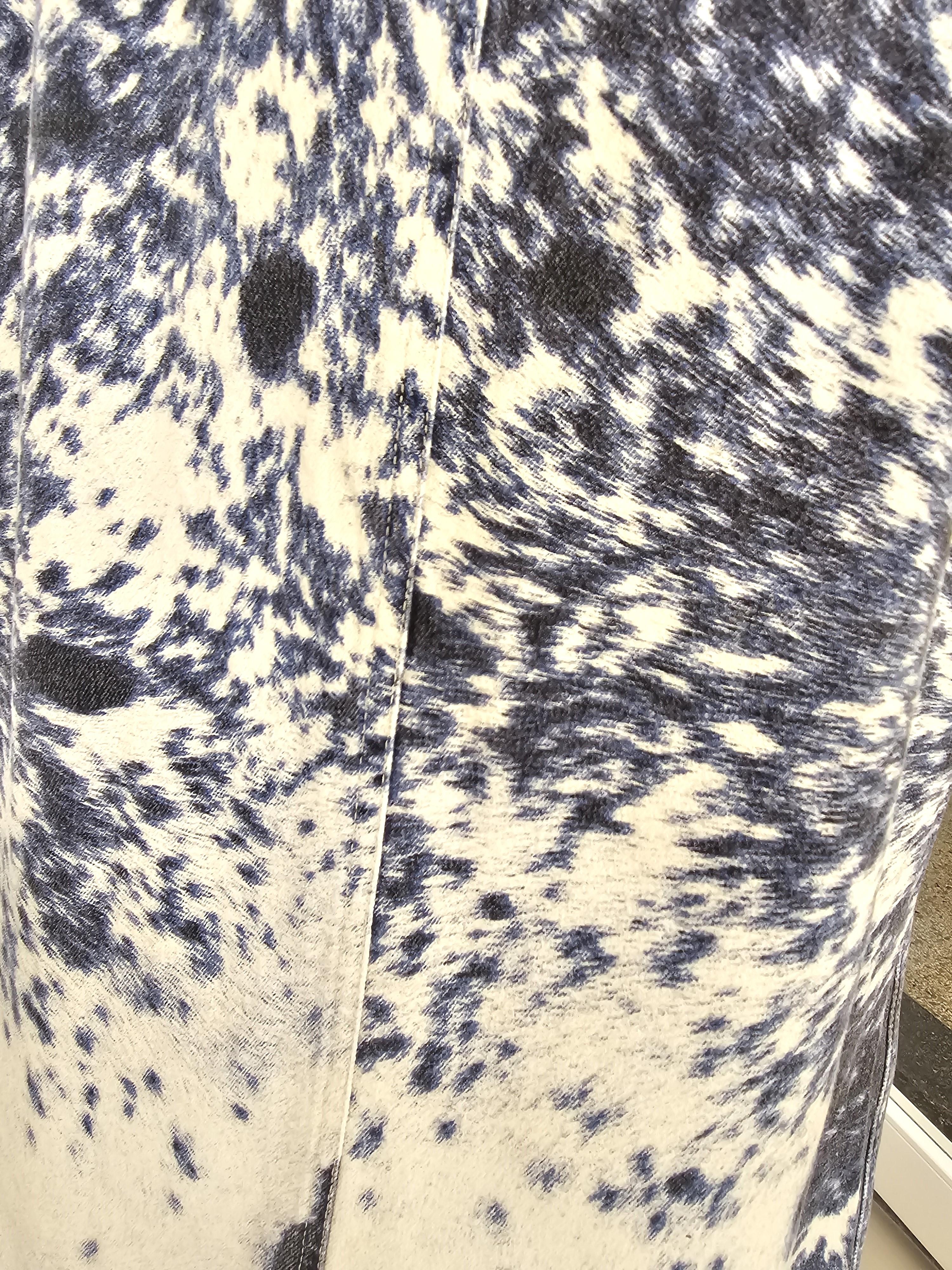 1999 Roberto Cavalli Jupe longue imprimée cheval en vente 1