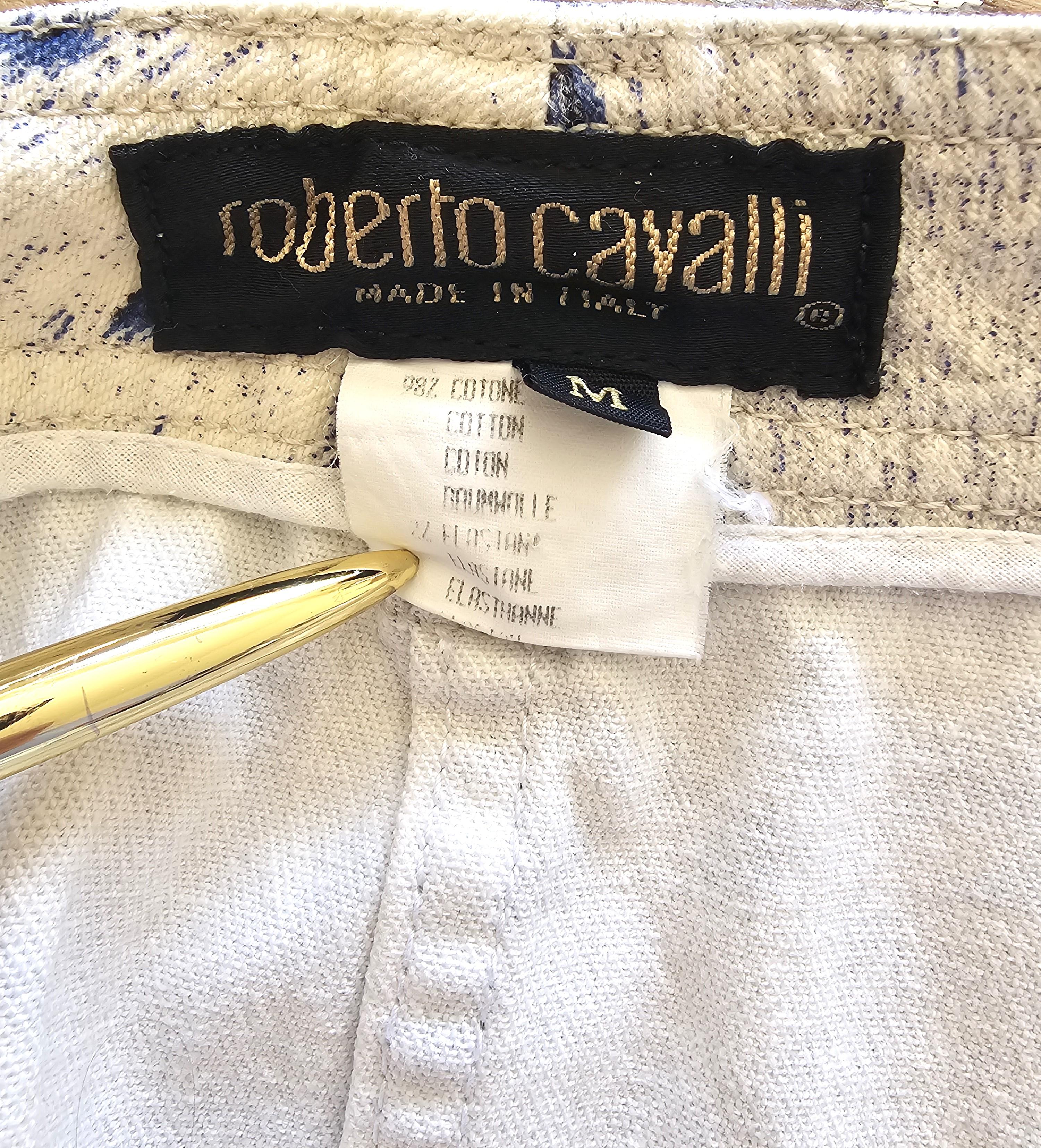 1999 Roberto Cavalli Jupe longue imprimée cheval en vente 4