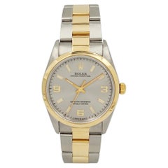 1999 Rolex 34mm Oyster Perpetual Two Tone 18K Yellow Gold / Stainless Steel