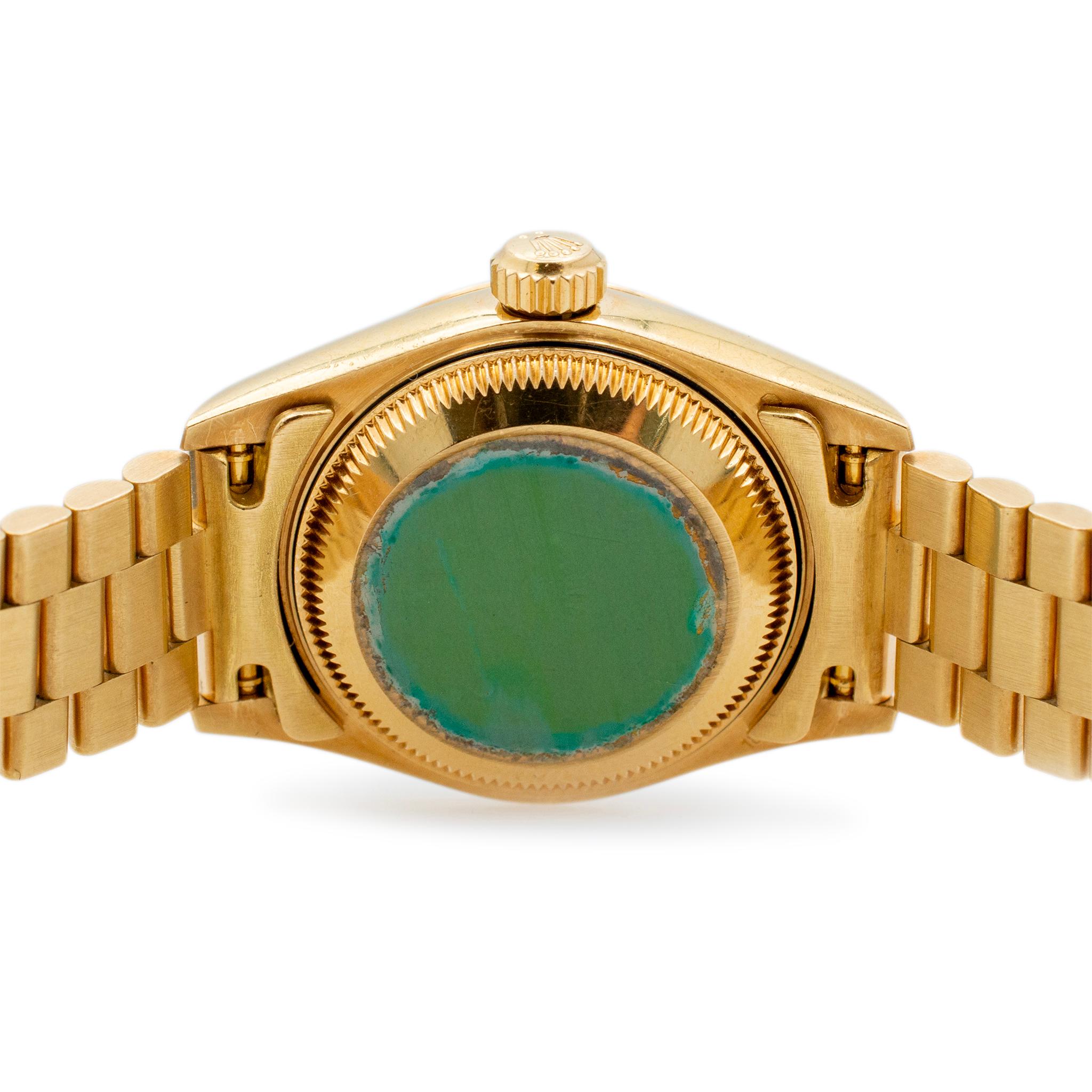 1999 Rolex Ladies Datejust 26 79178 Champagne Diamond Dial President Gold Watch 1