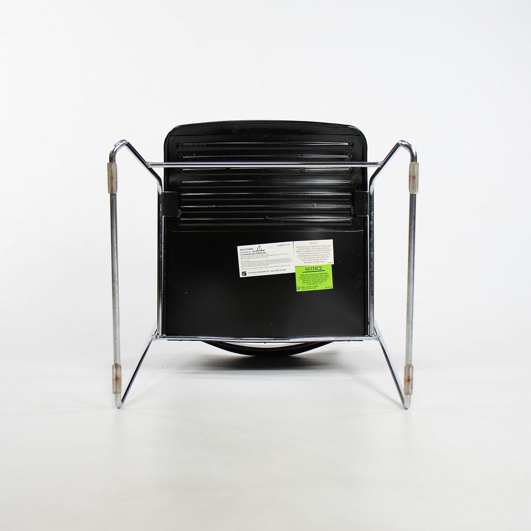 1999 Ensemble de 3 chaises 40/4 par David Rowland pour General Fireproofing en noir en vente 3