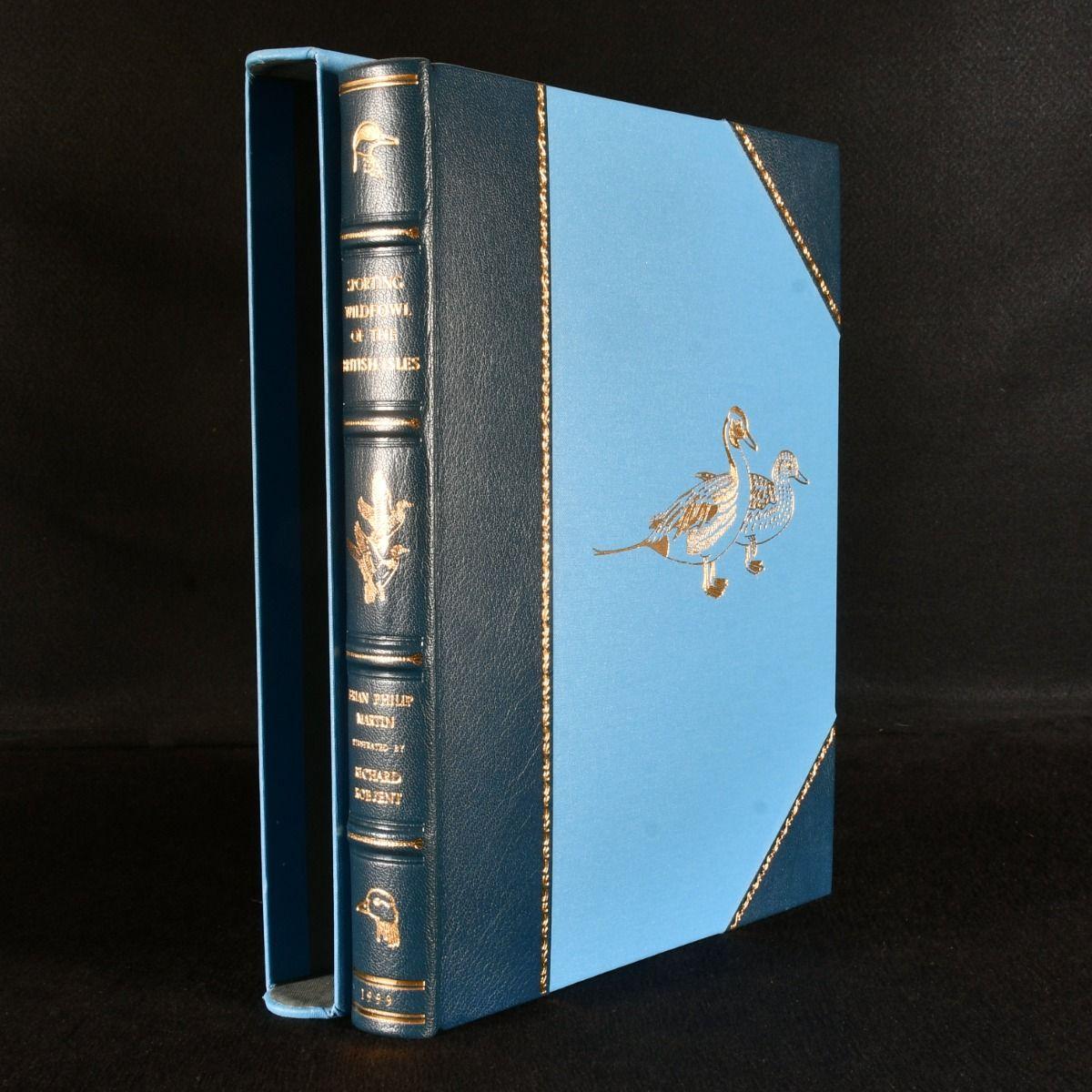 A sumptuous study of the wildfowl of the British Isles, one of only twelve review copies, sent to sporting and countryside author John Humphreys. Signed by the author and illustrator.

A very scarce limited edition work.

This is no. 5 of 12 review