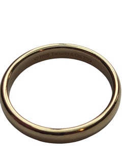 1999 Tiffany & Co 18K Yellow Gold Band Ring Size 5.75 #25286
