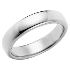 1999 Tiffany & Co. Alianza Forever Platino 4,5 mm, tamaño 11,25