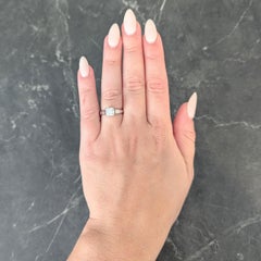 1999 Tiffany & Co. Lucida 1.12 CTW Diamond Platinum Vintage Engagement Ring