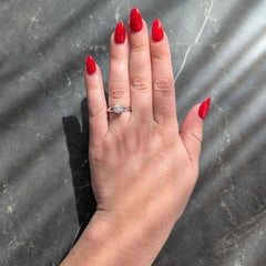 1999 Tiffany & Co. Lucida 1.12 CTW Diamond Platinum Vintage Engagement Ring