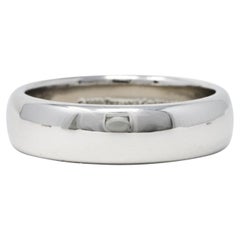 1999 Tiffany & Co. Platinum Men's Wedding Band Ring