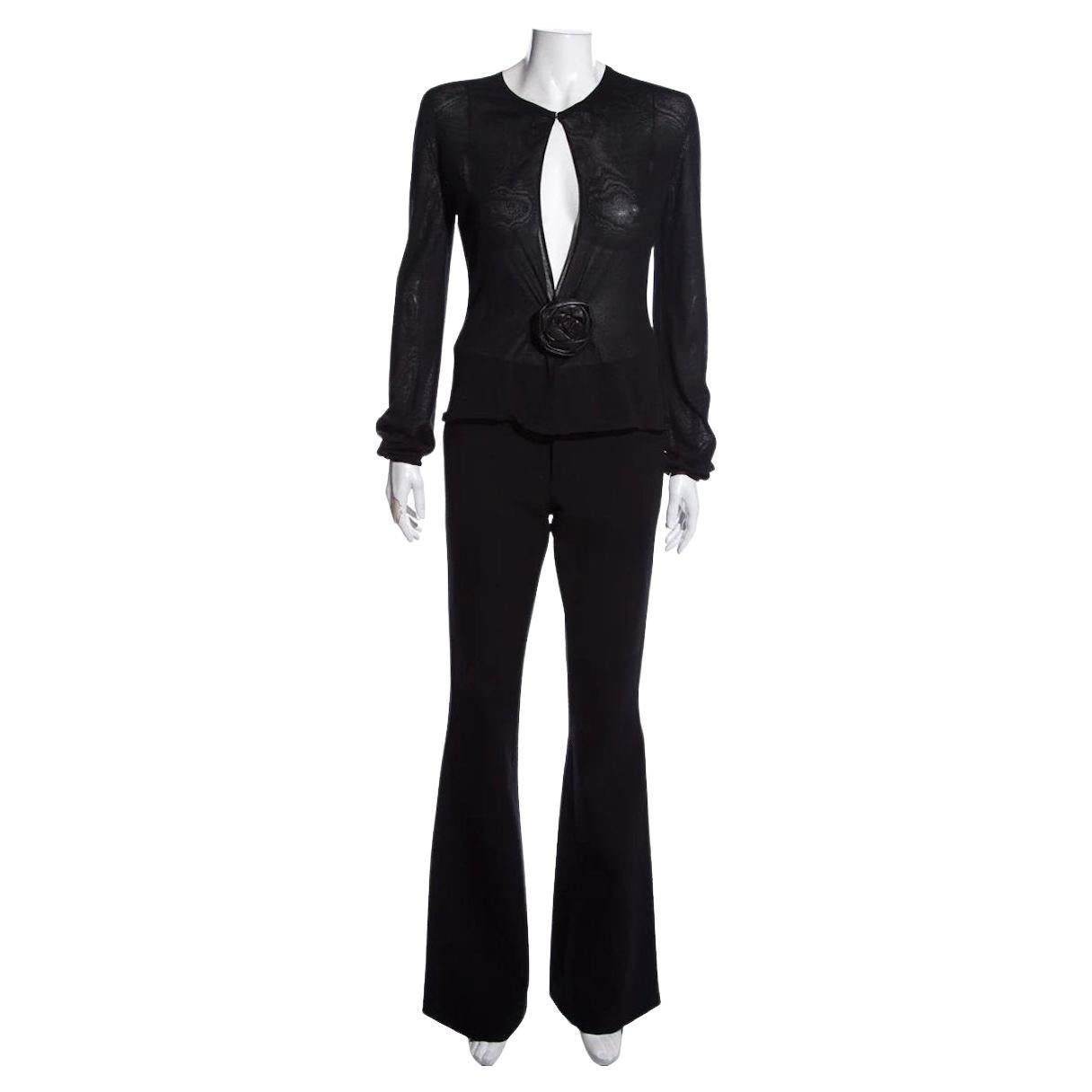 1999 Vintage Tom Ford for Gucci Black Pant Suit Size 42