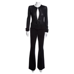 1999 Vintage Tom Ford for Gucci Black Pant Suit Size 42