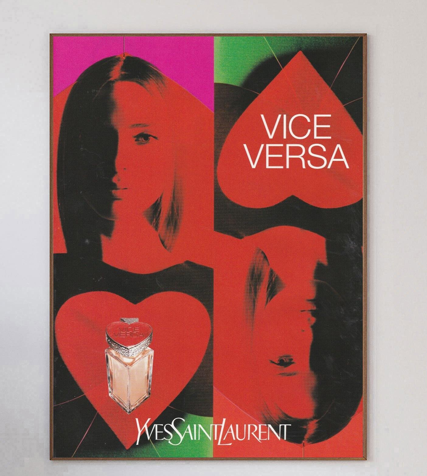 Beautiful extra-large poster for the Yves Saint Laurent fragrance 