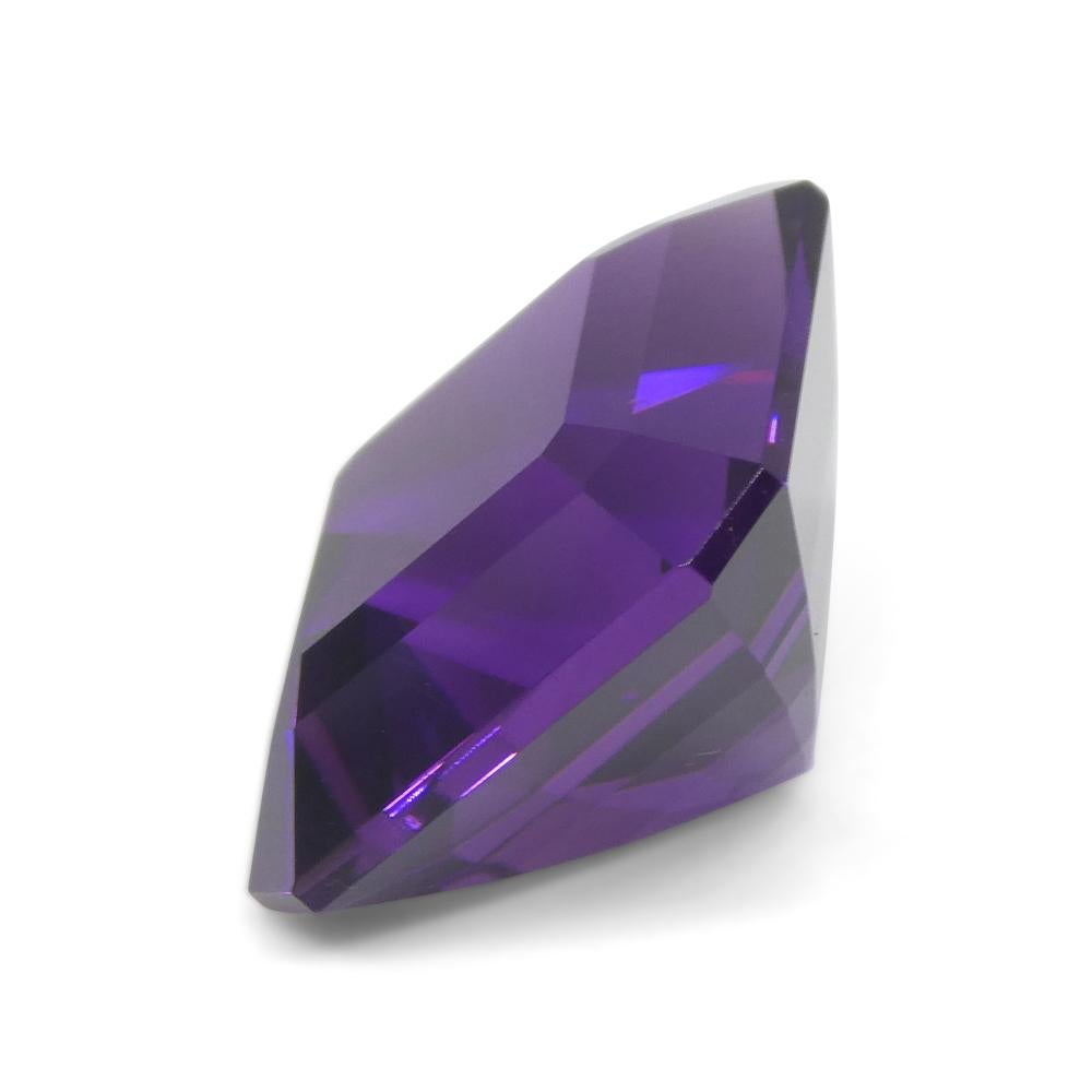 19.9ct Square Purple Amethyst from Uruguay For Sale 7