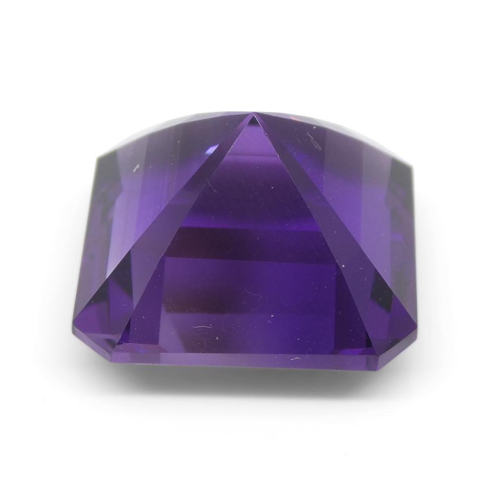 19.9ct Square Purple Amethyst from Uruguay For Sale 2