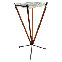 19(à's Stitched side table or vide poche by Jacques Adnet