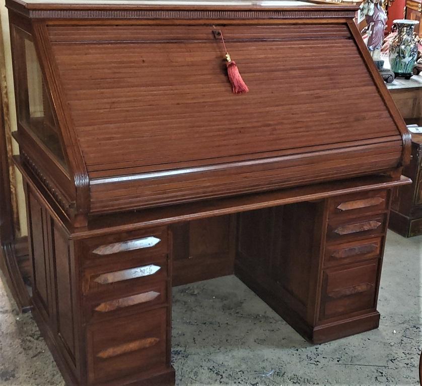 19th Century American Cutler & Sons Model 1 Roll Top Desk For Sale 2